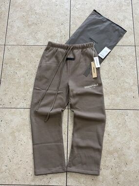 Desert Taupe Essential Wide Leg SweatPants